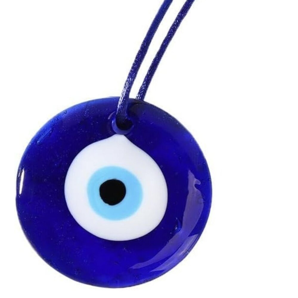🆕️ Blue Evil Eye Decor Turkish Glass Evil Eye Wall Hanging Ornament Charm